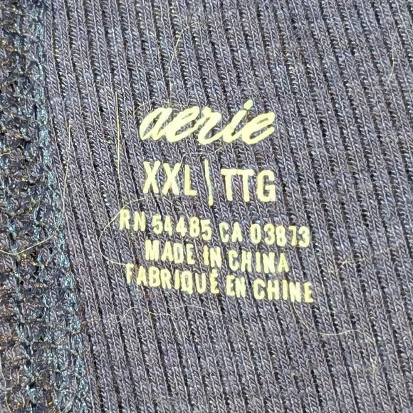 aerie Real Soft Ribbed Sleep Shorts - Picture 5 of 6